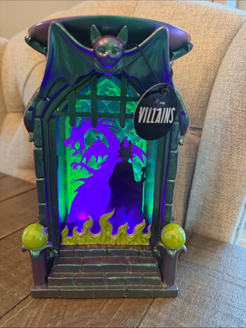 Bath & Body Works Maleficent Shadowbox Pedestal Disney Villains Collection New